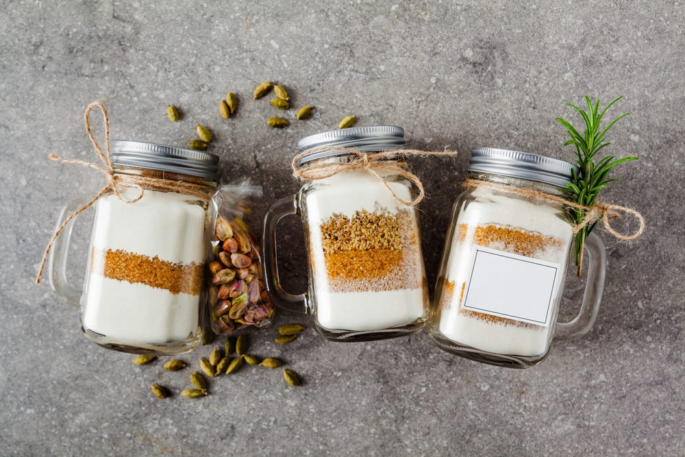 Breakfast and baking ingredients